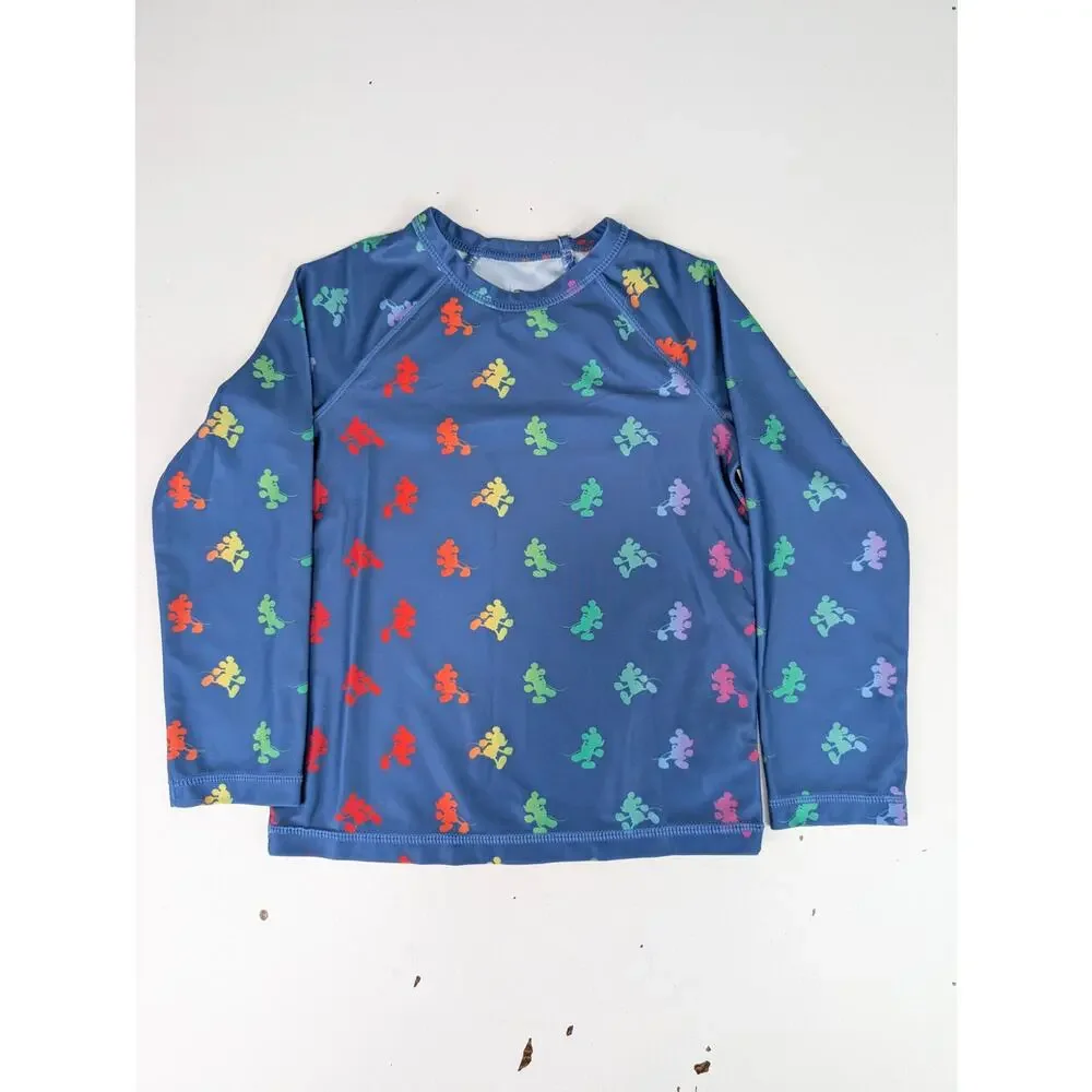 Gap Toddler 4 Disney Mickey Mouse Swim Top & Shorts Set - Blue/Multicolor
